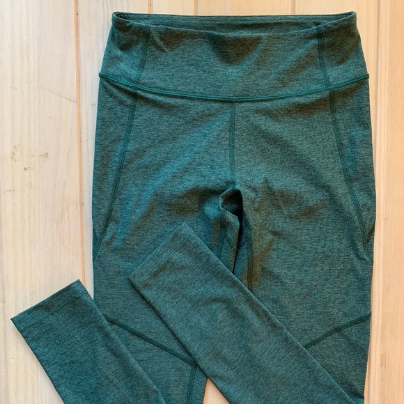 Outdoor Voices 7/8 Warmup Leggings, Hunter Green - Picture 2 of 3